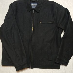 Aeropostale Men's Classic Black Shirt Jacket